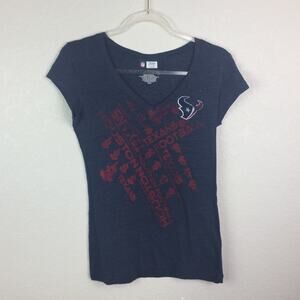 • NFL TEXANS • Navy Vneck